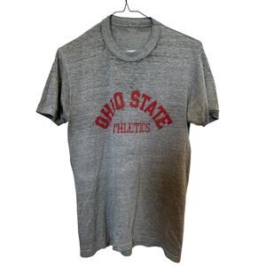 Vintage Ohio State Tee - Grey, Broken-In Perfection! (Fits M)